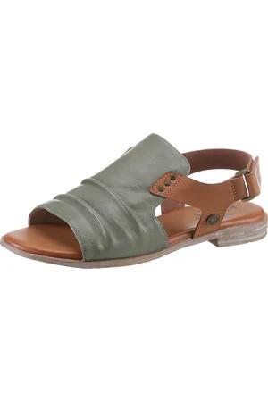 Mustang Riemchensandale, Sommerschuh, Sandalette, Blockabsatz, mit Klettverschluss
