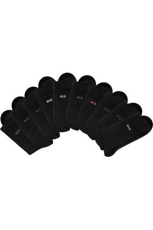 H.I.S Socken, (Packung, 10 Paar), mit farbigem Innenbund