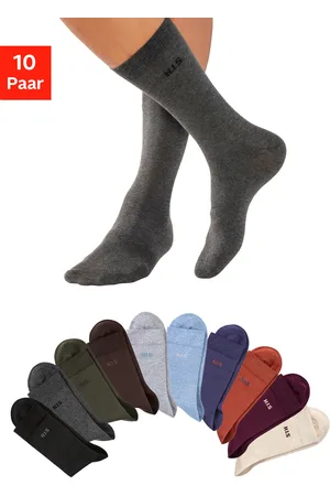 H.I.S Socken, (Packung, 10 Paar), mit farbigem Innenbund