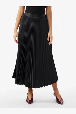 Y.A.S Plisseerock »YASCELINE HW MIDI SKIRT S. NOOS«