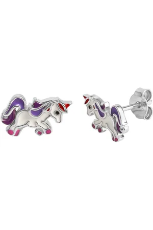 Firetti Paar Ohrstecker »Schmuck Geschenk Silber 925 Ohrschmuck Einhorn«