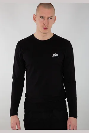 Alpha Industries Longsleeve » Men - Longsleeves Back Print Heavy LS«