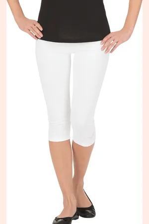 Trigema Leggings » Leggings 3/4 mit Kristallsteinen«, (1 tlg.)