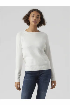 VERO MODA Rundhalspullover »VMDOFFY LS O-NECK BLOUSE GA NOOS«