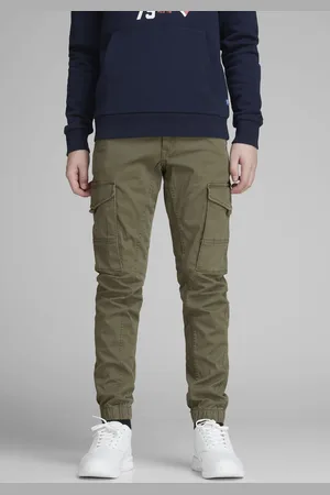 JACK & JONES Cargohose »JPSTPAUL JJFLAKE AKM 542 OLIVE NOOS JNR«