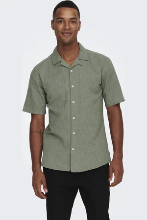 Only & Sons Kurzarmhemd »ONSCAIDEN SS SOLID RESORT LINEN NOOS«
