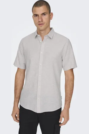 Only & Sons Kurzarmhemd »ONSCAIDEN SS SOLID LINEN SHIRT NOOS«