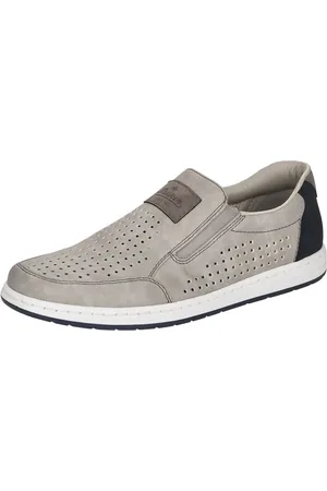 Rieker Slipper, Slip-on Sneaker, Loafer, Komfortschuh mit Gummizug für guten Sitz