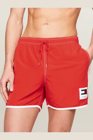 Tommy Hilfiger Badeshorts »SF MEDIUM DRAWSTRING«, mit kontrastfarbenen Details
