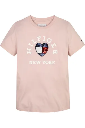 Tommy Hilfiger T-Shirt »HILFIGER SEQUINS TEE S/S«, Baby bis 2 Jahre