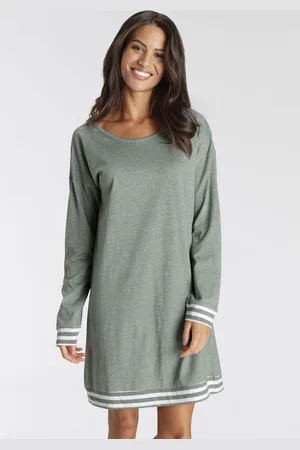 VIVANCE DREAMS Sleepshirt, mit Streifen-Details