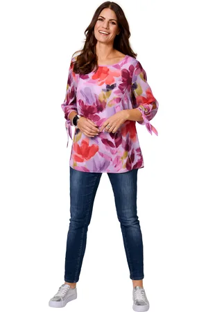 Hermann Lange Druckbluse, in floralem Design