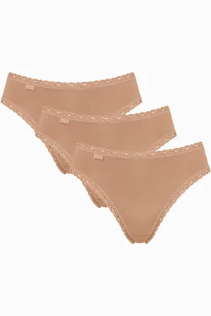 Sloggi Taillenslip »24/7 Cotton Lace Tai C3P«, (3er Pack), feines Spitzenbündchen, flache Nähte