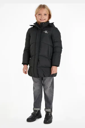 Calvin Klein Steppmantel »CK LONG PUFFER COAT«, für Kinder bis 16 Jahre und Calvin Klein Markenlabel