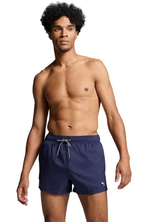 PUMA Badeshorts, mit seitlichen Eingrifftaschen und Gesäßtasche mit Klettverschluss