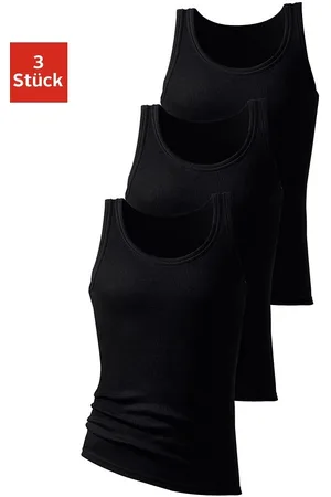 H.I.S Unterhemd »Doppelripp Tanktop«, (3 St.), ohne Seitennähte