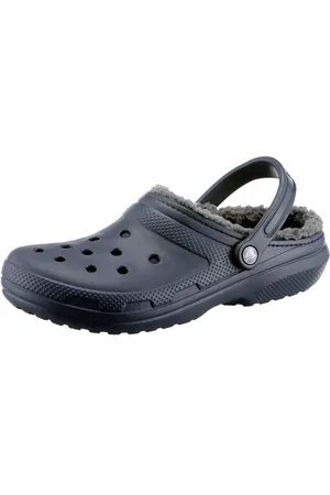 Crocs Hausschuh »Classic Lined Clog«, Gartenschuh, Schlappen, Clog, mit kuscheligem Fellimitat