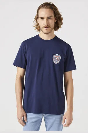 Wrangler T-Shirt »AMERICANA«, mit Markenlabel auf der Brust