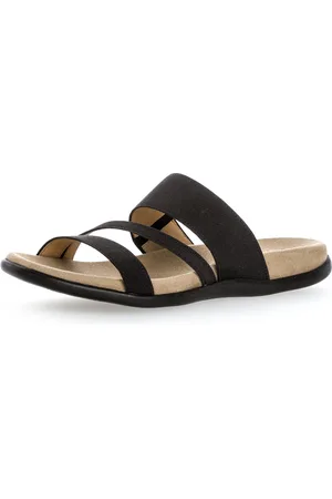Gabor Pantolette, Keilabsatz, Sommerschuh, Schlappen mit atmungsaktivem Lederfutter