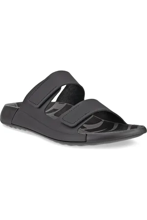 Ecco Pantolette »COZMO W«, Sommerschuh, Schlappen mit zwei Klettverschlussriemen