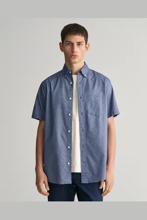 GANT Kurzarmhemd »REG OXFORD SHIRT«, -Stickerei