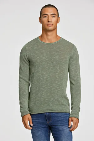 Lindbergh Strickpullover, mit Leinen