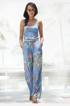 Buffalo Jumpsuit, mit Alloverdruck und Taschen, sommerlicher Jumpsuit