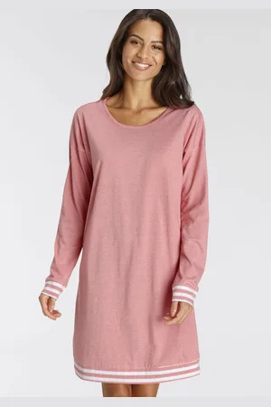 VIVANCE DREAMS Sleepshirt, mit Streifen-Details