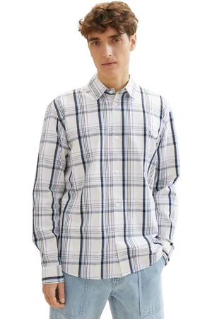 TOM TAILOR Karohemd, mit Knopfleiste