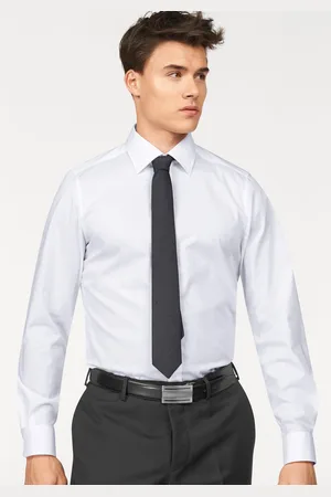 Bruno Banani Langarmhemd »Slim-fit«, Formbeständig durch Elastananteil