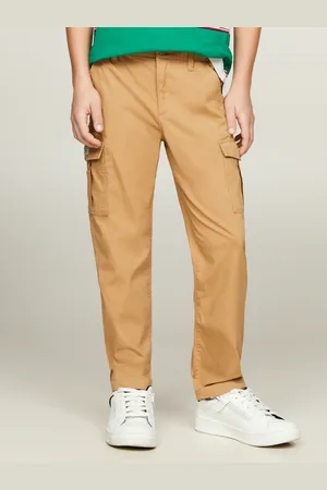 Tommy Hilfiger Webhose »CARGO WOVEN PANTS«, Kinder bis 16 Jahre, Cargotaschen, elastischer Taillenbund
