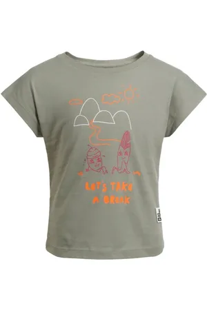 Jack Wolfskin T-Shirt »TAKE A BREAK T G«, für Mädchen mit einem süßen Aufdruck