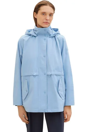 TOM TAILOR Parka, mit Kapuze, mit Kordelzug an der Taille