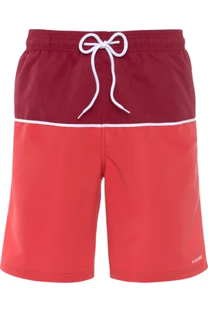 QS by s.Oliver Badeshorts, mit kontrastfarbigen Details