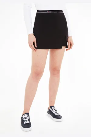 Tommy Hilfiger Bleistiftrock »TJW LOGO WB SKORT«, Webrock mit Markenlabel