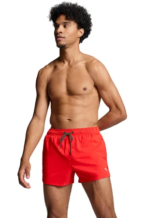 PUMA Badeshorts, mit seitlichen Eingrifftaschen und Gesäßtasche mit Klettverschluss
