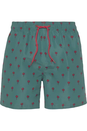 QS by s.Oliver Badeshorts, mit Palmen-Design