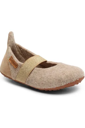Bisgaard Hausschuh » ballet wool«, Ballerina, Schlupfschuh mit praktischem Gummizug