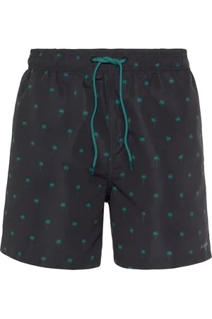 QS by s.Oliver Badeshorts, mit Palmen-Design