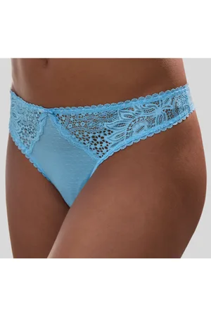 vivance collection String, mit seitlichen Spitzeneinsätzen in blumiger Optik