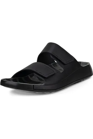 Ecco Pantolette »Cozmo M«, Sommerschuh, Schlappen, Klettschuh, mit FLUIDFORM™ Konstruktion