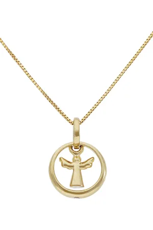 Firetti Kette mit Anhänger »Schmuck Geschenk Gold 375 Halsschmuck Halskette Goldkette Venezianer«, mit Zirkonia (synth.)