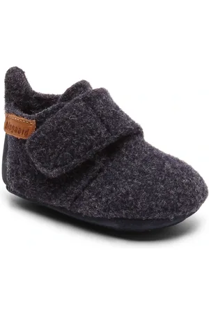 Bisgaard Hausschuh » Baby Wool«, Wagenschuh, Babyschuh, Schlupfschuh mit Klettverschluss