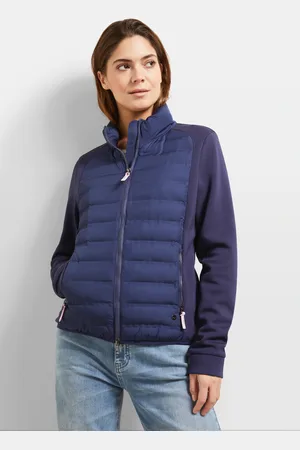 Bugatti Blouson, ohne Kapuze, mit femininem Stehkragen