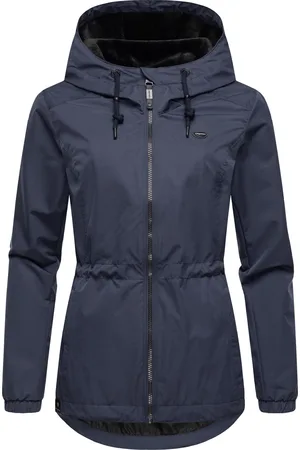 Ragwear Outdoorjacke »Übergangsjacke Dankka Tech«, mit Kapuze, Stylische Damen Übergangsjacke aus wasserdichtem Material