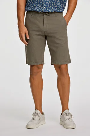 Lindbergh Chinoshorts, mit Leinen