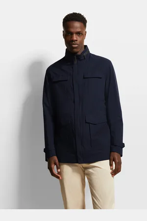 Bugatti Langjacke, ohne Kapuze, mit Stehkragen