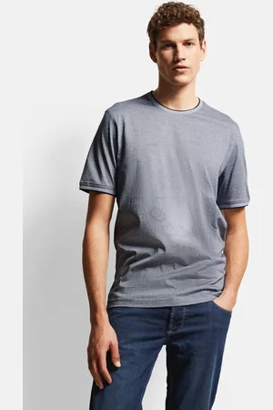 Bugatti T-Shirt, aus reiner Baumwolle