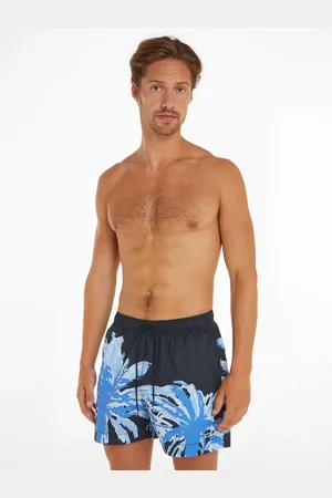 Tommy Hilfiger Badeshorts »MEDIUM DRAWSTRING PLACED«, mit Palmenprint