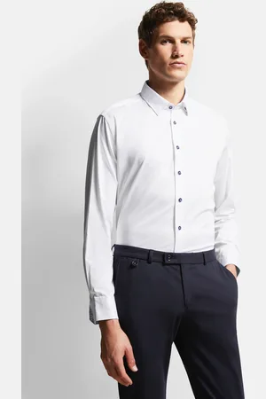 Bugatti Langarmhemd, mit Under-Button-Down